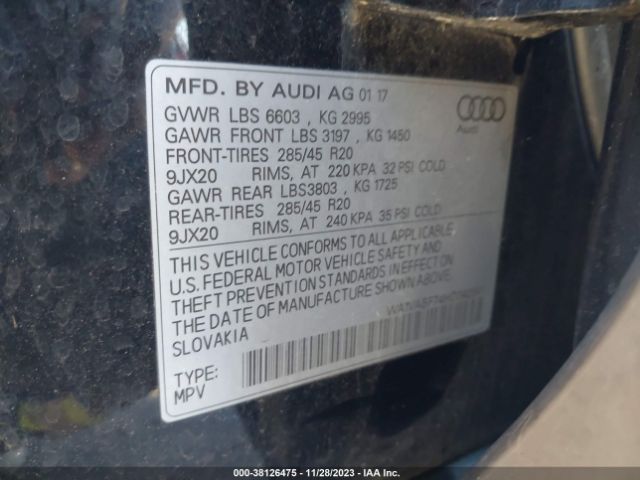 Photo 8 VIN: WA1VABF74HD042561 - AUDI Q7 