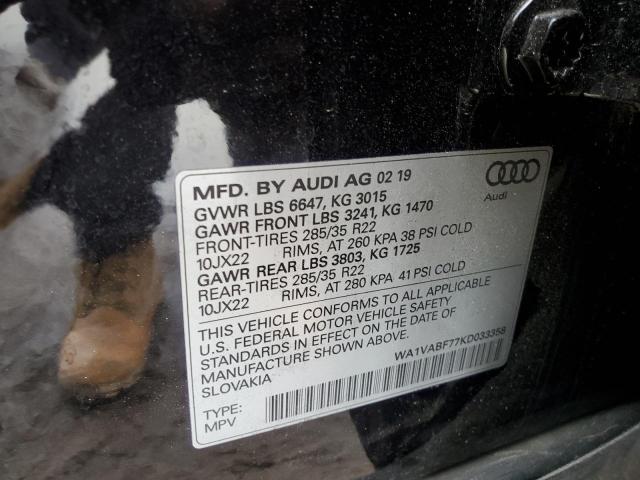 Photo 13 VIN: WA1VABF77KD033358 - AUDI Q7 PRESTIG 