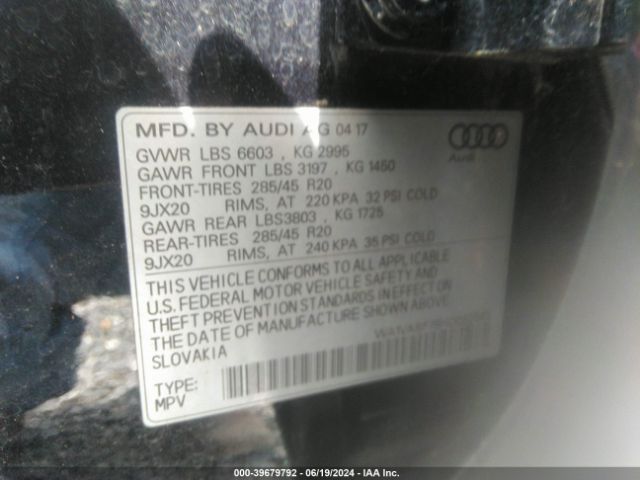 Photo 8 VIN: WA1VABF78HD052543 - AUDI Q7 