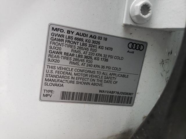 Photo 12 VIN: WA1VABF78JD038387 - AUDI Q7 