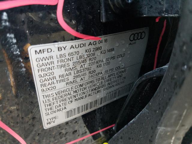 Photo 9 VIN: WA1VABF7XHD015560 - AUDI Q7 PRESTIG 