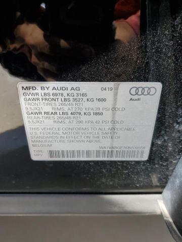 Photo 12 VIN: WA1VABGE7KB009568 - AUDI E-TRON PRE 