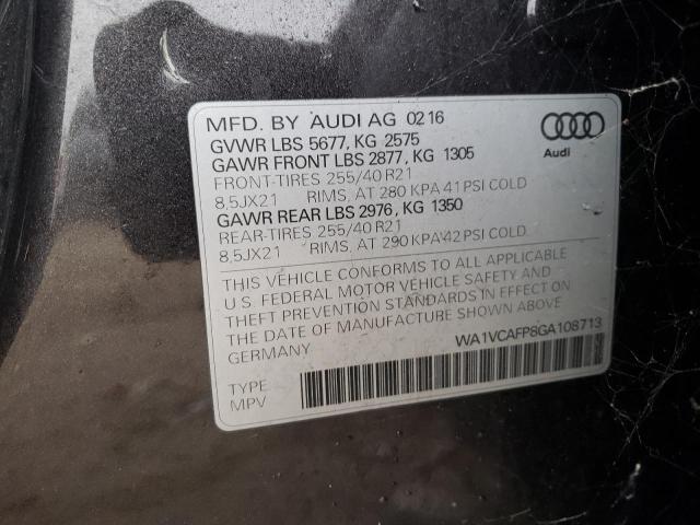 Photo 11 VIN: WA1VCAFP8GA108713 - AUDI SQ5 PRESTI 