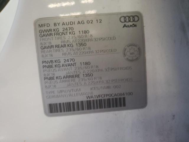 Photo 12 VIN: WA1VFCFP0CA084100 - AUDI Q5 