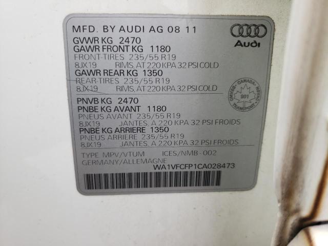 Photo 12 VIN: WA1VFCFP1CA028473 - AUDI Q5 