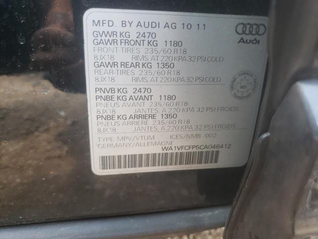 Photo 9 VIN: WA1VFCFP5CA046412 - AUDI Q5 PREMIUM 