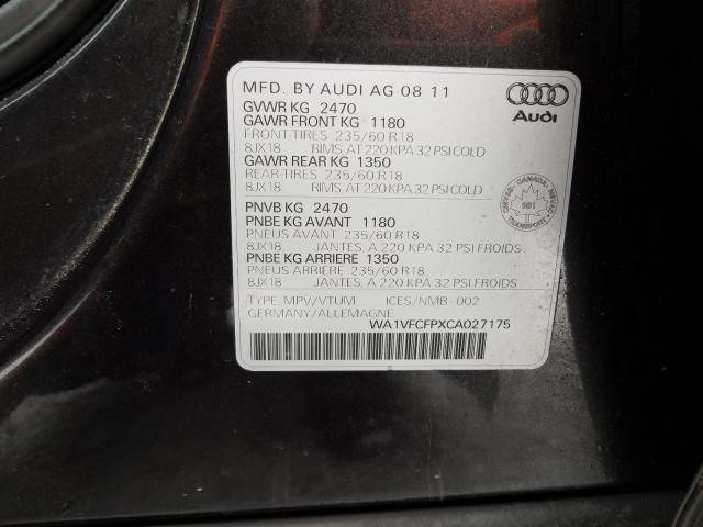 Photo 9 VIN: WA1VFCFPXCA027175 - AUDI Q5 