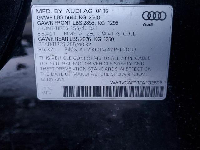 Photo 11 VIN: WA1VGAFP3FA132596 - AUDI SQ5 