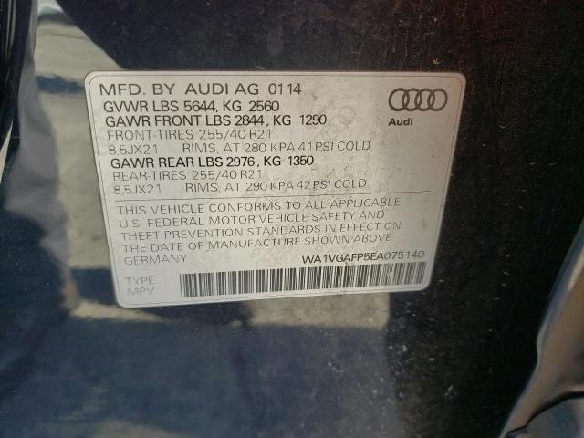 Photo 13 VIN: WA1VGAFP5EA075140 - AUDI SQ5 PRESTI 