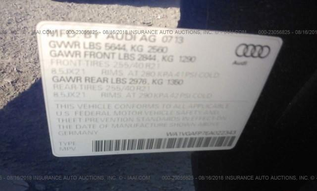 Photo 8 VIN: WA1VGAFP7EA022343 - AUDI SQ5 