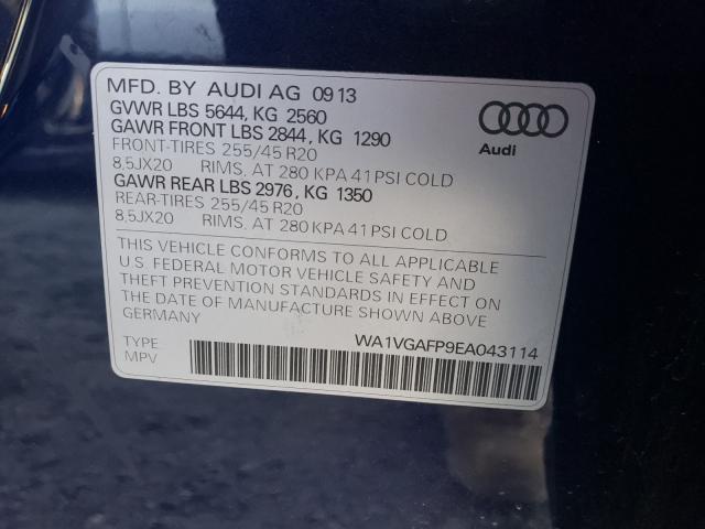 Photo 9 VIN: WA1VGAFP9EA043114 - AUDI SQ5 PRESTI 