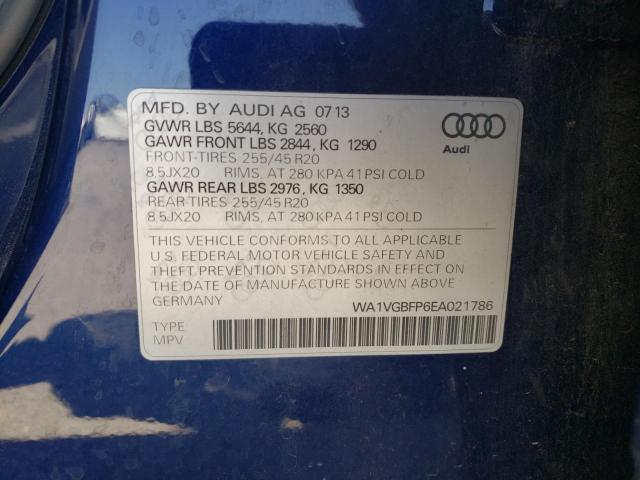 Photo 11 VIN: WA1VGBFP6EA021786 - AUDI SQ5 