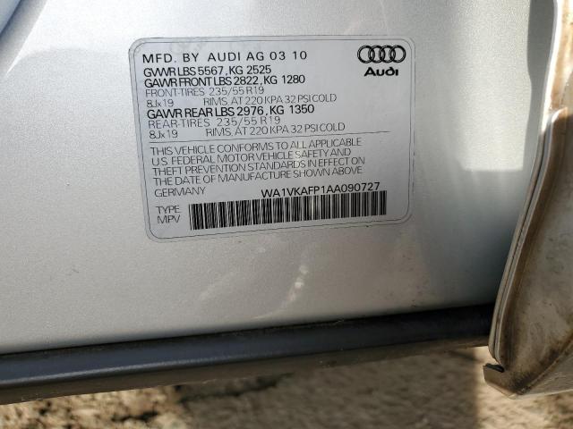 Photo 12 VIN: WA1VKAFP1AA090727 - AUDI Q5 PRESTIG 