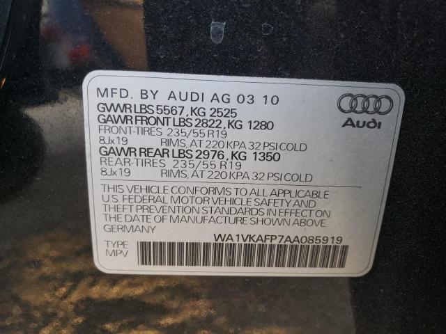 Photo 12 VIN: WA1VKAFP7AA085919 - AUDI Q5 PRESTIG 