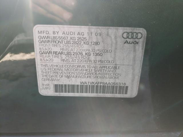 Photo 9 VIN: WA1VKAFP8AA056316 - AUDI Q5 PRESTIG 