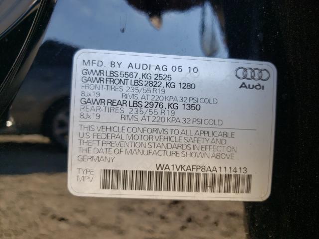 Photo 9 VIN: WA1VKAFP8AA111413 - AUDI Q5 PRESTIG 