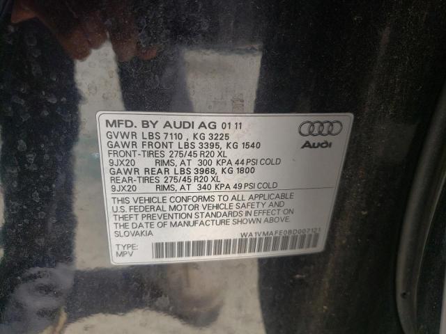 Photo 9 VIN: WA1VMAFE0BD007121 - AUDI Q7 PRESTIG 