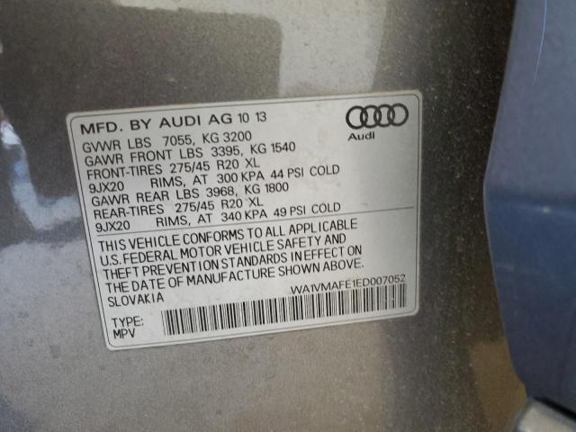 Photo 12 VIN: WA1VMAFE1ED007052 - AUDI Q7 PRESTIG 