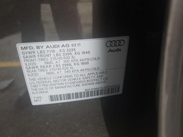 Photo 9 VIN: WA1VMAFE2BD009002 - AUDI Q7 