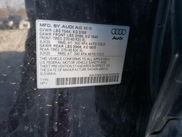 Photo 9 VIN: WA1VMAFE3AD008360 - AUDI Q7 PRESTIG 