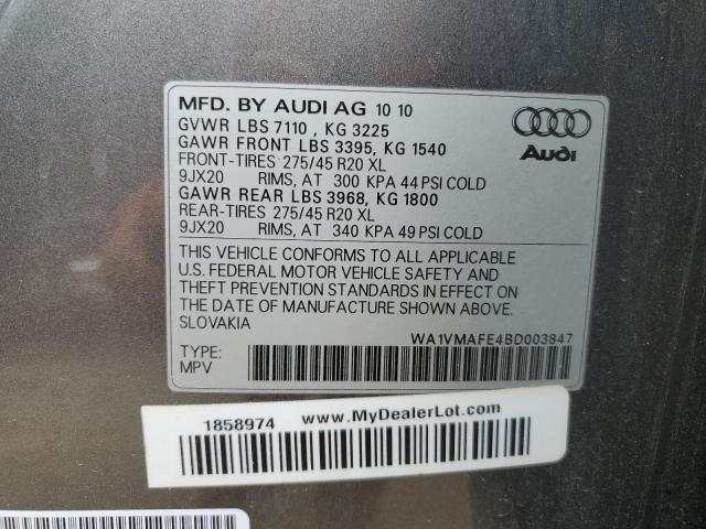 Photo 13 VIN: WA1VMAFE4BD003847 - AUDI Q7 