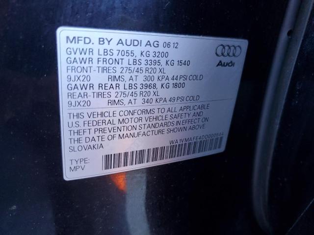 Photo 12 VIN: WA1VMAFE4DD000644 - AUDI Q7 PRESTIG 