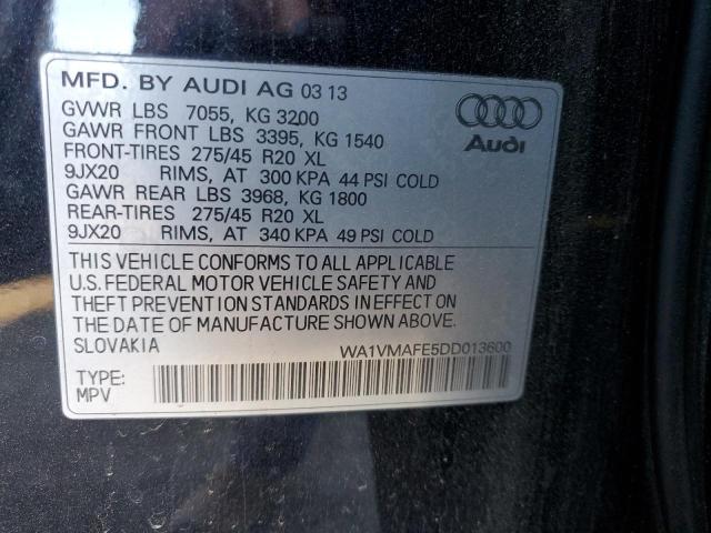 Photo 12 VIN: WA1VMAFE5DD013600 - AUDI Q7 