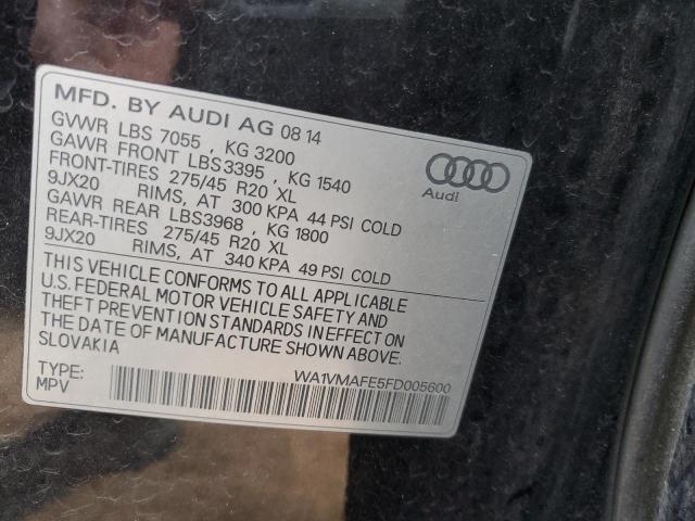 Photo 11 VIN: WA1VMAFE5FD005600 - AUDI Q7 