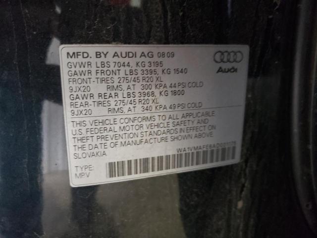 Photo 9 VIN: WA1VMAFE6AD001175 - AUDI Q7 PRESTIG 