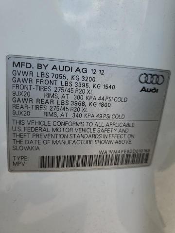 Photo 12 VIN: WA1VMAFE6DD010169 - AUDI Q7 PRESTIG 