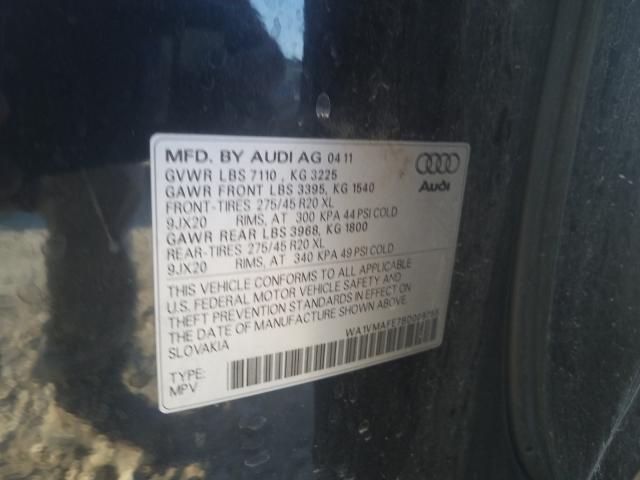 Photo 9 VIN: WA1VMAFE7BD009755 - AUDI Q7 