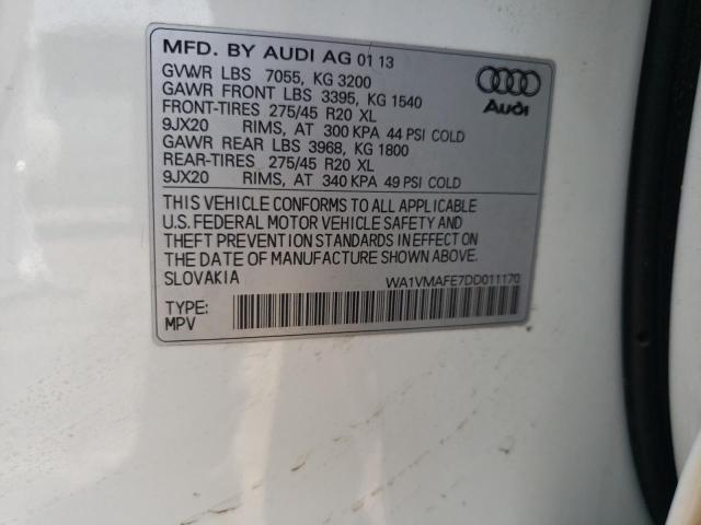 Photo 11 VIN: WA1VMAFE7DD011170 - AUDI Q7 