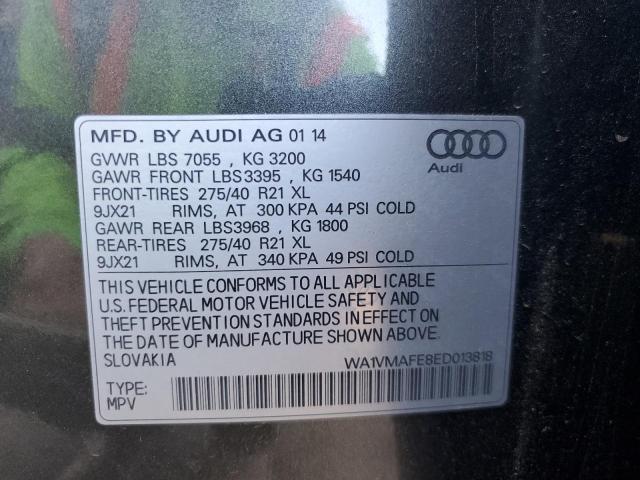 Photo 9 VIN: WA1VMAFE8ED013818 - AUDI Q7 