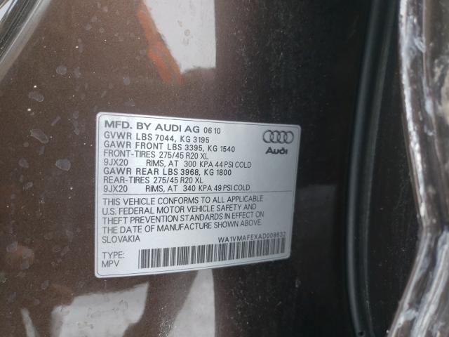 Photo 9 VIN: WA1VMAFEXAD008632 - AUDI Q7 PRESTIG 