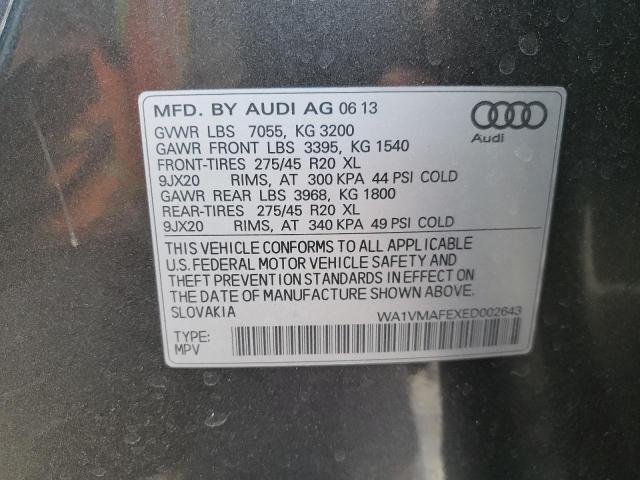 Photo 9 VIN: WA1VMAFEXED002643 - AUDI Q7 