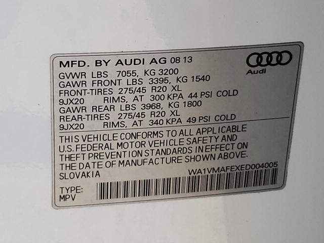 Photo 9 VIN: WA1VMAFEXED004005 - AUDI Q7 PRESTIG 