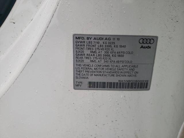 Photo 12 VIN: WA1VMBFE3BD005109 - AUDI Q7 