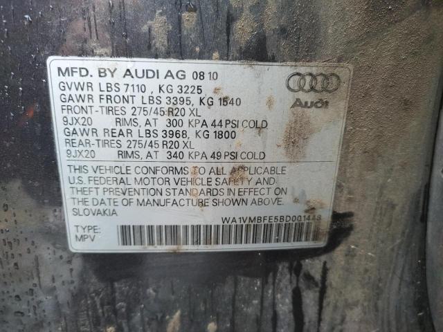 Photo 9 VIN: WA1VMBFE5BD001448 - AUDI Q7 PRESTIG 