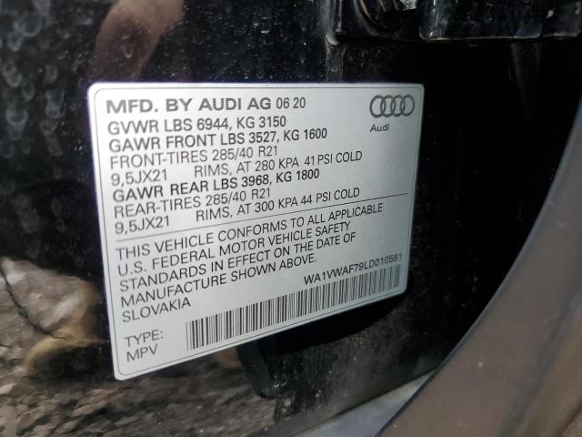 Photo 9 VIN: WA1VWAF79LD010581 - AUDI SQ7 PRESTI 