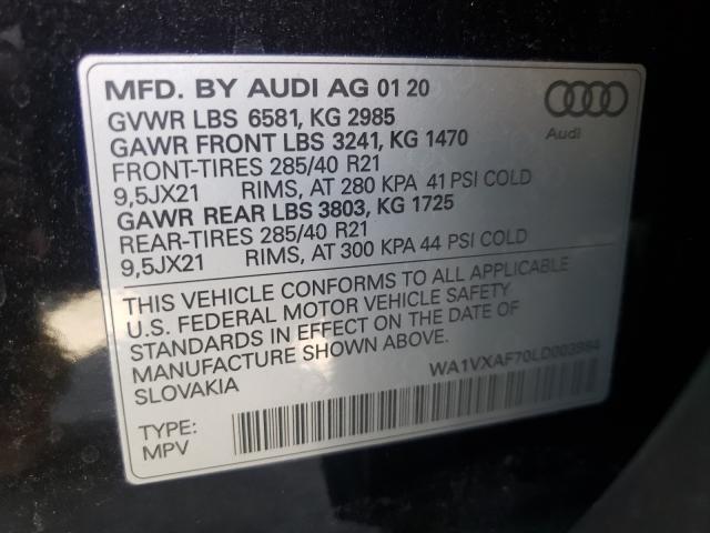 Photo 9 VIN: WA1VXAF70LD003984 - AUDI Q7 