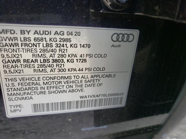 Photo 9 VIN: WA1VXAF70LD008926 - AUDI Q7 