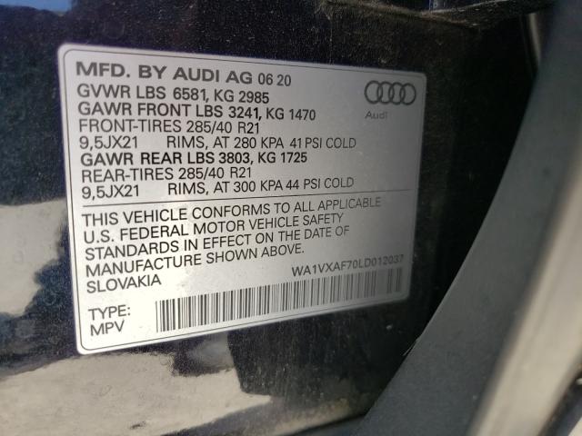 Photo 9 VIN: WA1VXAF70LD012037 - AUDI Q7 