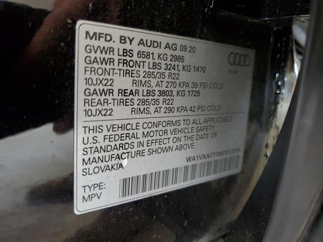 Photo 12 VIN: WA1VXAF71MD013215 - AUDI Q7 PRESTIG 