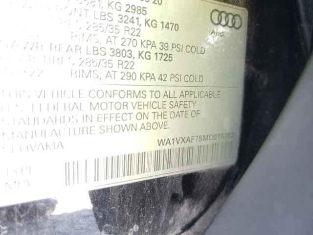 Photo 9 VIN: WA1VXAF75MD015162 - AUDI Q7 