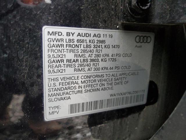 Photo 12 VIN: WA1VXAF76LD001172 - AUDI Q7 PRESTIG 