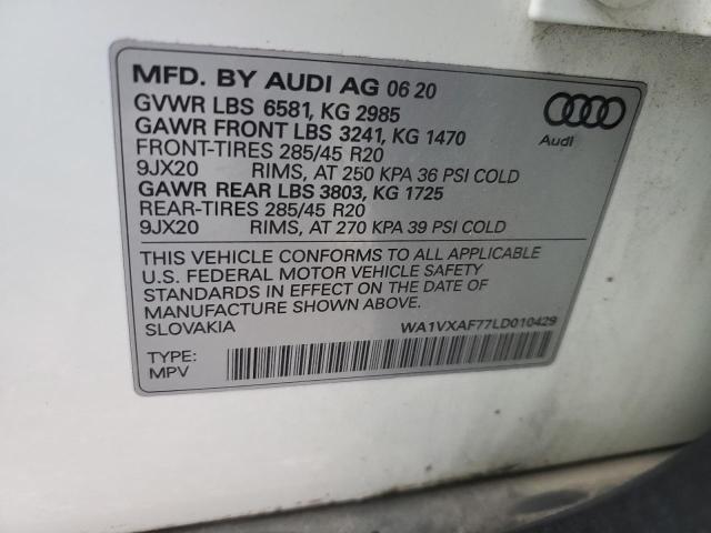 Photo 12 VIN: WA1VXAF77LD010429 - AUDI Q7 