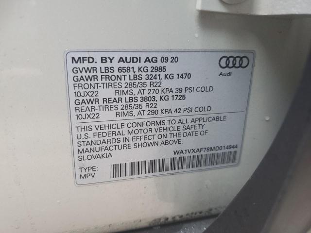 Photo 9 VIN: WA1VXAF78MD014944 - AUDI Q7 PRESTIG 