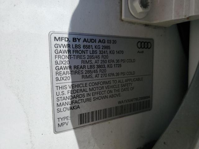 Photo 12 VIN: WA1VXAF79LD008004 - AUDI Q7 PRESTIG 