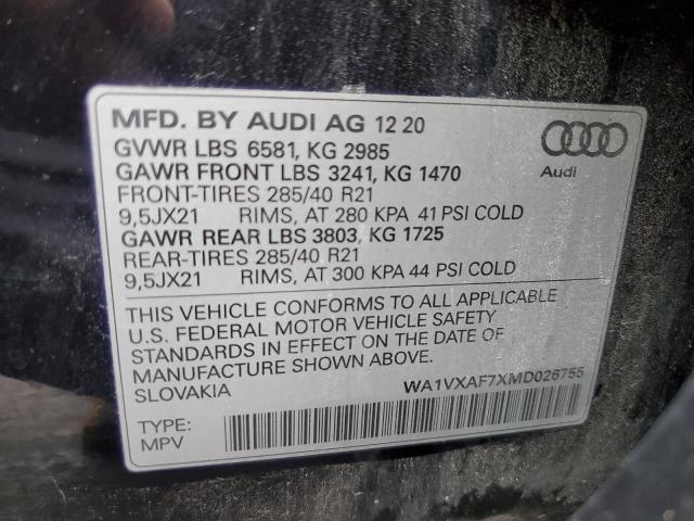 Photo 12 VIN: WA1VXAF7XMD026755 - AUDI Q7 PRESTIG 