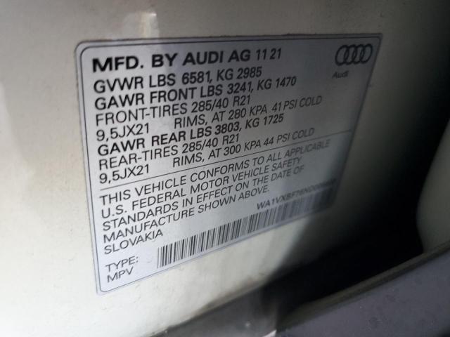 Photo 12 VIN: WA1VXBF76ND006400 - AUDI Q7 PRESTIG 